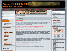 Tablet Screenshot of eleferno.cz